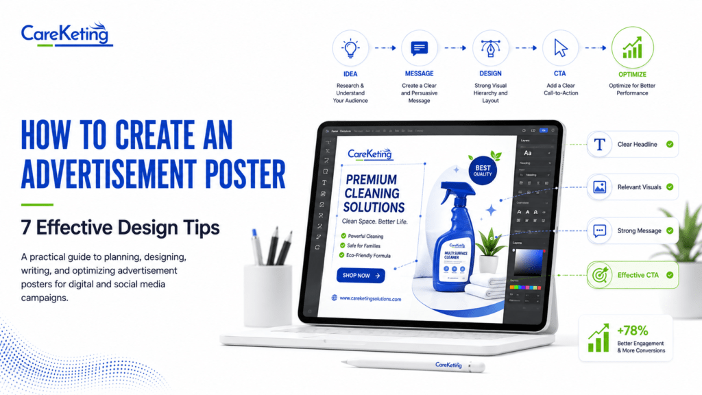 how to create an advertisement poster