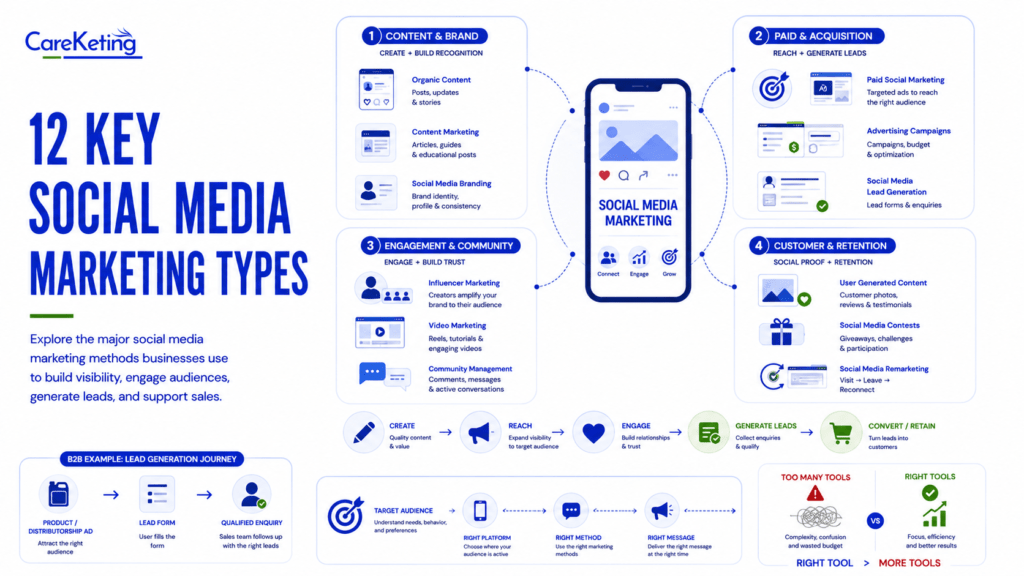 social media marketing types